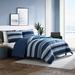 Nautica Lakeview Reversible Comforter Set Polyester/Polyfill/Cotton in Blue/White | King Comforter + 2 King Shams | Wayfair USHSA51228976