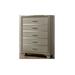 Ebern Designs Alexandro 5 Drawer Chest Wood in Brown | 47.44 H x 33.62 W x 16.37 D in | Wayfair 24A4DD300C674F65BE81690F5F7E2779