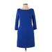 Gap Casual Dress - Sheath: Blue Print Dresses - Women's Size 0