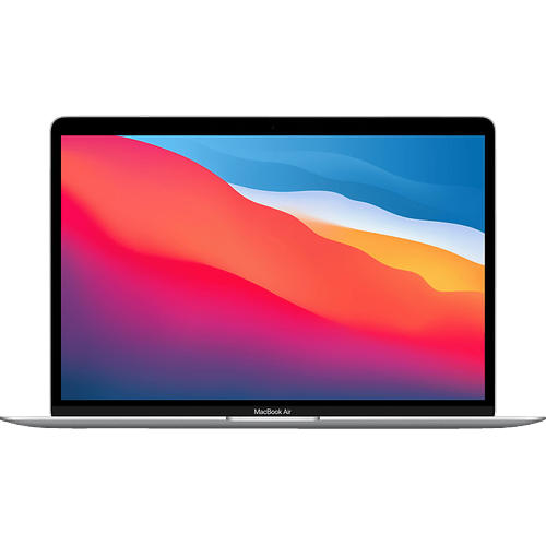 APPLE MacBook Air (2020), Notebook mit 13,3 Zoll Display, Apple M1 Prozessor, 8 GB RAM, 256 SSD, GPU, Silber