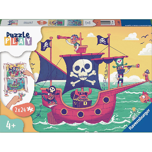 RAVENSBURGER Puzzle&Play Piraten 2 Puzzle Mehrfarbig