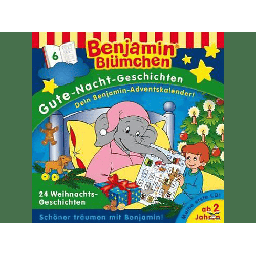 Benjamin Blümchen - Gute-Nacht-Geschichten 6: 24 Weihnachtsgeschichten (CD)