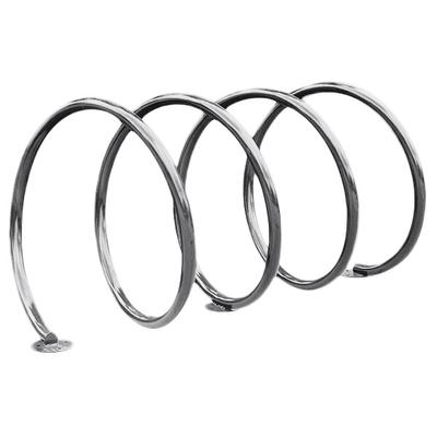 Paris Furnishings 5 Loop Powder Coated Surface Mount Bike Rack