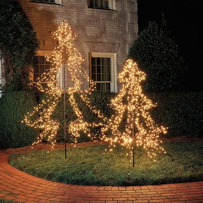 LED Twinkle Metal Staked Tree - Small - Ballard Designs