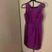 Kate Spade Dresses | Kate Spade Purple Satin Bow Sash Cocktail Dress, Size 0. | Color: Purple | Size: 0