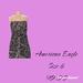 American Eagle Outfitters Dresses | American Eagle Strapless Dress | Color: Black/Purple | Size: 6