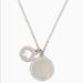 Kate Spade Jewelry | New! Kate Spade Silver Pave Charm Pendant Necklace | Color: Silver | Size: Os