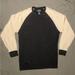 Polo By Ralph Lauren Shirts | Black And Cream Thermal Polo Shirt | Color: Black/Cream | Size: L