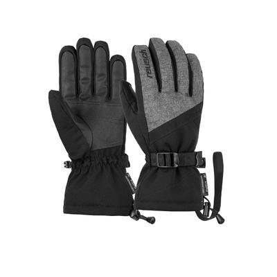 Skihandschuhe REUSCH "Outset R-TEX XT", Damen, Gr. 9, schwarz (schwarz, grau), 89% Polyester, 9% Polyurethan, 2% Elasthan, mehrfarbig, casual, Handschuhe, mit elastischer Handgelenksschlaufe