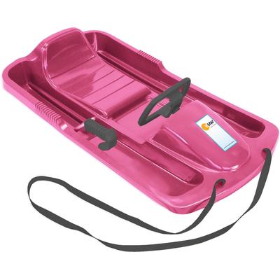 Rodel KHW "Snow Fox pink", pink (grün), SchlittenB:50cm H:23cm L:95cm, Kunststoff, B:50cm H:23cm L:95cm