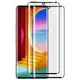 2/4PCS 3D Incurvé Book ine Couverture Guatemala Verre Pour LG Velvet / LG G9 LM-G900N 5G LG Wing 5G