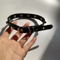 Collier ras du cou en cuir PU Punk Harajuku collier RiSALE bracelet Goth bijoux de cou faits à la