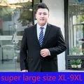 Veste à simple boutonnage pour homme extra large veste décontractée grande taille XL 2XL 3XL