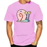 T-shirt col rond homme et femme doux unisexe Gary The Snail