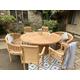 Teak Garden furniture round table combo