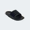 Badesandale ADIDAS SPORTSWEAR "COMFORT ADILETTE", Gr. 48,5, schwarz (core schwarz, core schwarz, core schwarz), Synthetik, sportlich, Schuhe