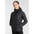 Daunenjacke PUMA "PACKLITE HOODED DOWN JACKET" Gr. S, schwarz (puma black) Damen Jacken Übergangsjacken