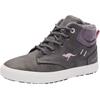 Sneaker KANGAROOS "Kavu X", Gr. 36, grau (grau, rosa), Synthetik, Textil, sportlich, Schuhe, gefüttert
