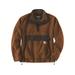 Carhartt Men's Relaxed Fit Fleece Pullover Sweatshirt, Burnt Sienna/Black Heather SKU - 895458