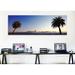 East Urban Home 'Palm Trees at Dusk, San Francisco, California' Photographic Print on Canvas in Black/Blue | 20 H x 60 W in | Wayfair