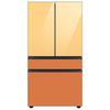 Samsung Bespoke 29 cu. ft. Smart 4-Door Refrigerator w/ Beverage Center & Custom Panels Included in Pink/Gray/Green | Wayfair