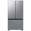 Samsung Bespoke 24 cu. ft. 3-door Refrigerator w/ Beverage Center & Custom Panels Included in Gray | 70 H x 35.75 W x 28.75 D in | Wayfair