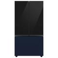 Samsung Bespoke 24 cu. ft. 3-door Refrigerator w/ Beverage Center & Custom Panels Included in Pink/Gray/Blue | 70 H x 35.75 W x 28.75 D in | Wayfair