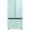 Samsung Bespoke 24 cu. ft. 3-door Refrigerator w/ Beverage Center & Custom Panels Included in Blue | 70 H x 35.75 W x 28.75 D in | Wayfair