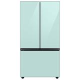 Samsung Bespoke 24 cu. ft. 3-door Refrigerator w/ Beverage Center & Custom Panels Included in Blue | 70 H x 35.75 W x 28.75 D in | Wayfair