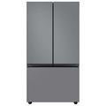 Samsung Bespoke 30 cu. ft. 3-door Refrigerator w/ Beverage Center & Custom Panels Included in Gray | 70 H x 35.75 W x 34.25 D in | Wayfair