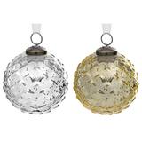 The Holiday Aisle® Acorn Ball Ornament Glass | 4 H x 4 W x 4 D in | Wayfair 5CD5FA2F6A2540D6BE6442AFE28A9713