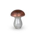 Park Hill Shiny Glass Forest Mushroom Glass/Mercury Glass in White/Brown | 6 H x 5 W x 5 D in | Wayfair XAB20134