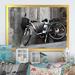 Ebern Designs Vintage Style Bicycle - Picture Frame Print on Canvas in White | 24 H x 36 W x 1 D in | Wayfair D51C14FFFDEC4AC5AAD9605D6675A7C6