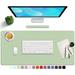 Inbox Zero Desk Pad Faux Leather in Green | 0.12 H x 32 W x 16 D in | Wayfair 04D219CC1B704806AD1C681EF266F3DA