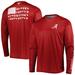 Men's Columbia Crimson Alabama Tide Terminal Shot Omni-Shade Omni-Wick Long Sleeve T-Shirt