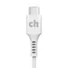 Cellhelmet Charge And Sync Usb-C To Lightning Round Cable (3 Feet), Gray