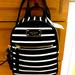 Kate Spade Bags | Authentic Nwt Kate Spade Mini Bradley Wilson Road French Stripe Backpack | Color: Black/White | Size: 8.25"H X 6.75"W X 3.5" D