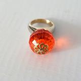 Kate Spade Jewelry | Kate Spade Cocktail Ring 6.5 | Color: Gold/Orange | Size: 6.5