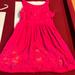 Anthropologie Dresses | Moulinette Soeurs Size 4p Hot Pink Dress Floral Lace Accents Sleeveless A Line | Color: Pink | Size: 4p