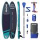 AQUAPLANET Aufblasbares Stand-Up Paddleboard Set - Pace I 320 cm I Ideal für SUP Anfänger & Experten I Beinhaltet Finne, Paddel, Pumpe, Reparaturset, Rucksack, Leine, Trockensack, Trageriemen