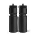 50 Strong Sports Squeeze Water Bottle 2 Pack – 22 oz. BPA Free Easy Open Push/Pull Cap – USA Made (Black)