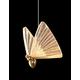 KRIPINC Butterfly Pendant Light Fitting, Butterfly LED Pendant Light, Butterfly Hanging Lights, Ceiling Light for Living Room, Bedroom, Hallway (Large-Transparent)