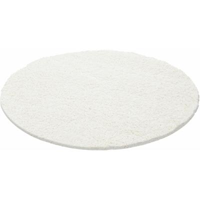 Hochflor-Teppich AYYILDIZ TEPPICHE "Life Shaggy 1500" Gr. 42, beige (creme), H:30mm Ø:80cm, Kunstfaser, Teppiche, auch in rechteckig, Wohnzimmer, Langflor, große Farbauswahl Image