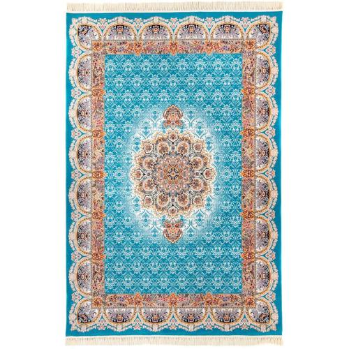 "Orientteppich MORGENLAND ""Orientteppich - Ariel läufer"" Teppiche Gr. B/L: 250 cm x 350 cm, 9 mm, 8,75 m², 1 St., blau Orientalische Muster"