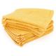 Linnea - Lot de 12 gants toilette 16x21 alpha - Jaune Or