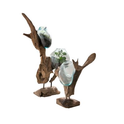 die Faktorei »Wurzel« Unikat Deko-Objekt mit Glas 50 cm Image