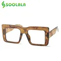 SOOLALA-Lunettes de lecture carrées rétro pour femmes monture de lunettes presbytie myopie loupes