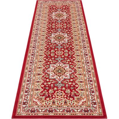 Teppich HANSE HOME "Parun Täbriz" Gr. 2, rot, B:80cm H:9mm L:150cm, Polypropylen (PP), Teppiche, Kurzflor, Orient, Läufer, Vintage, Esszimmer, Wohnzimmer, Flur Image