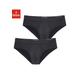 Slip JOCKEY "Microfiber Air" Gr. XXL, 2 St., schwarz Herren Unterhosen Slips