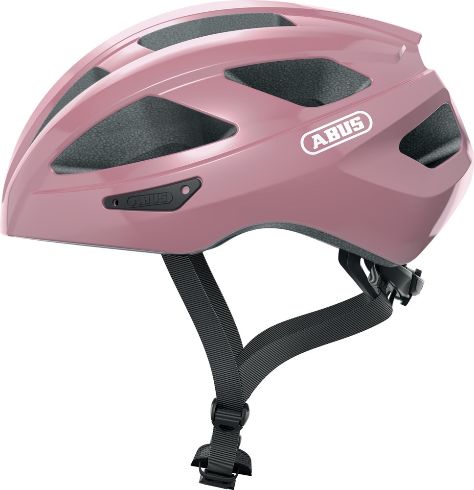 Rennradhelm ABUS "MACATOR" Gr. S, rosa (shiny rose), Helme, S Kopfumfang: 51cm - 55cm Image